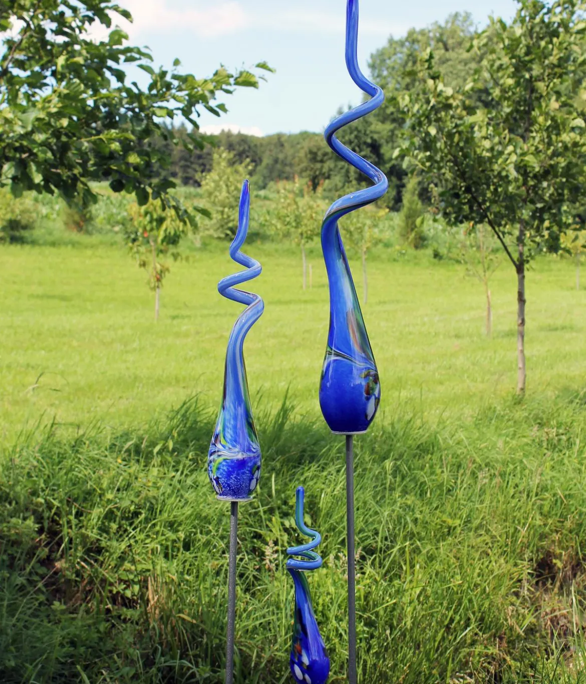 MP Glaszauber Glas-Spirale, ca. Ø12/H55 cm