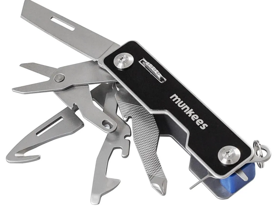 munkees® Edelstahl-Taschenmesser Lock, ca. B7,5/H2,3/T2,1 cm