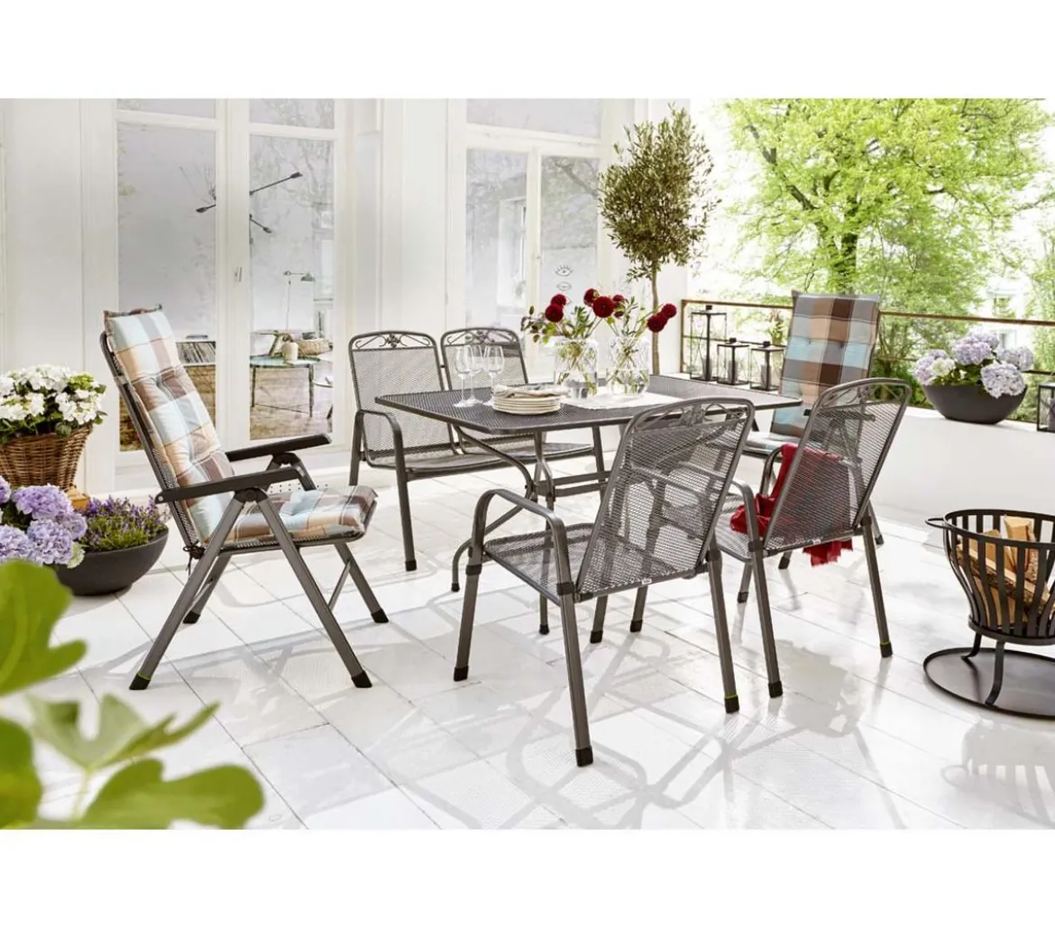 MWH Klapp-Gartensessel Savoy, ca. B58/H107/T72 cm