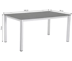 MWH Loft-Tisch Elements, ca. B160/H74/T90 cm