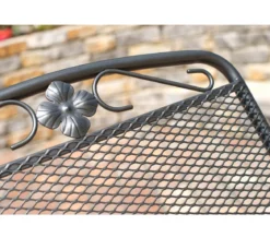 MWH Metall-Gartensessel Savoy, ca. B58/H92/T62 cm