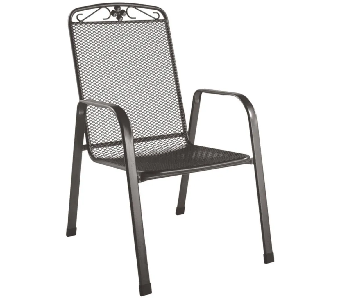 MWH Metall-Gartensessel Savoy, ca. B58/H92/T62 cm
