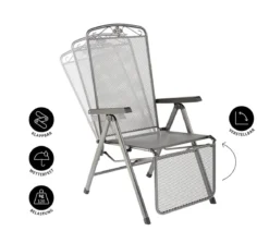 MWH Metall-Relaxsessel Savoy, ca. B58/H110/T cm