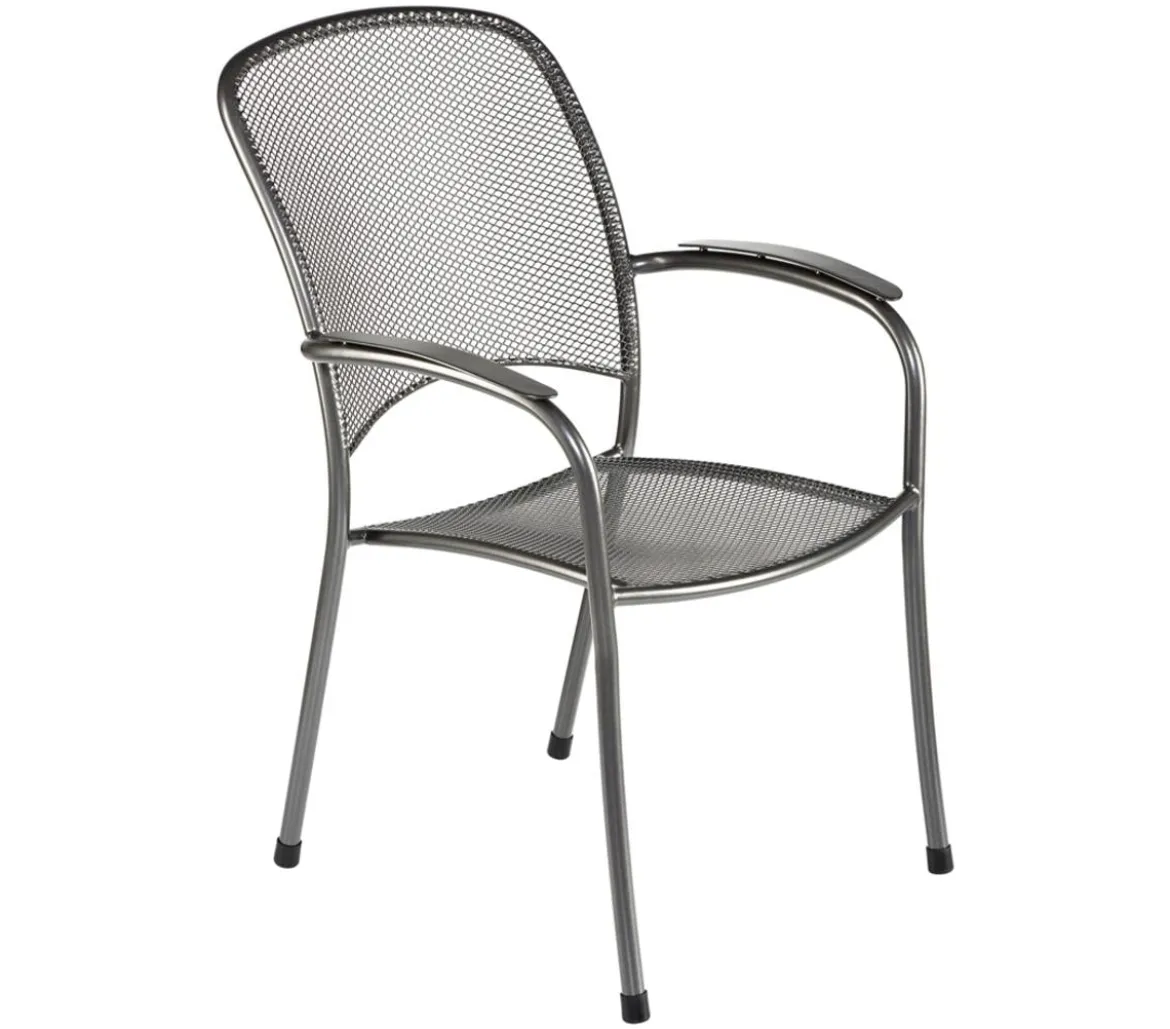 MWH Metall-Stapelsessel Carlo, ca. B60/H89/T60 cm
