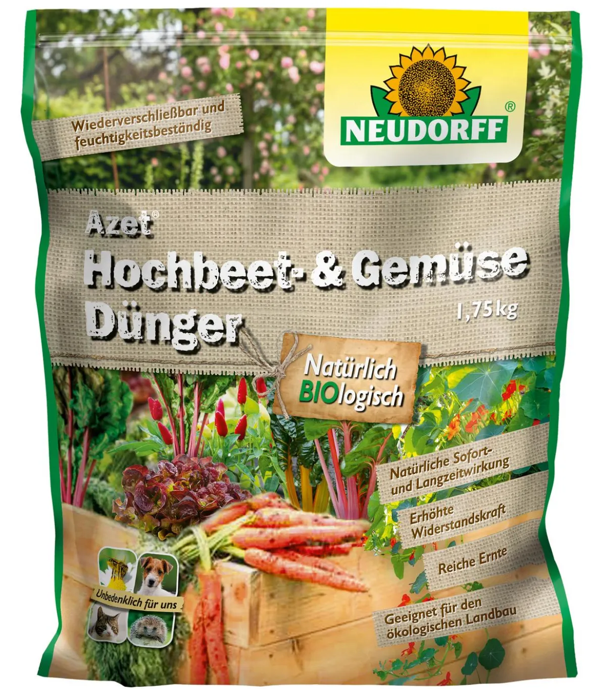 Neudorff® Azet® Hochbeet- und Gemüsedünger, 1,75 kg