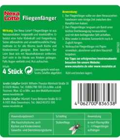 Nexa Lotte® Fliegenfänger, 4 Stk.