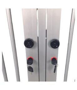 Nobby Aluminium-Autotransportbox Doppelt New Design, silber, ca. B92/H68/T88 cm