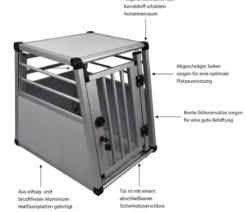 Nobby Aluminium-Autotransportbox New Design, silber
