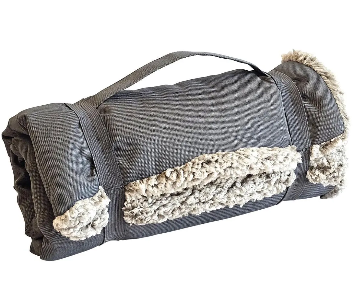 Nobby Hundedecke RollUp, rechteckig, grau, ca. B100/T70 cm