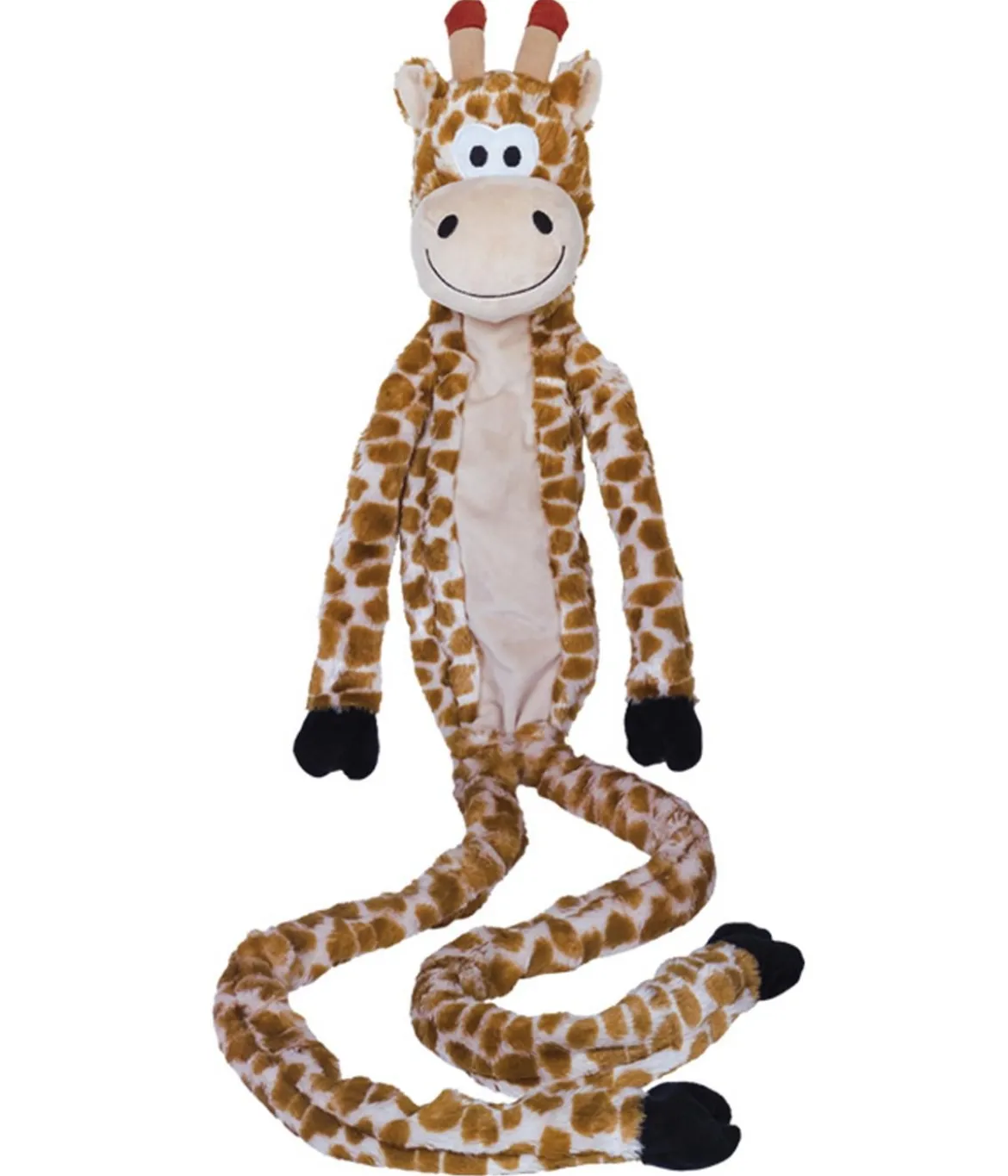 Nobby Hundespielzeug Plüschgiraffe lang, ca. B14/H64/T10 cm