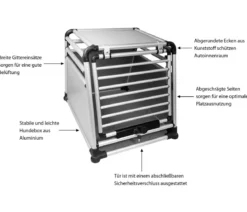 Nobby Hundetransportbox Round Corner