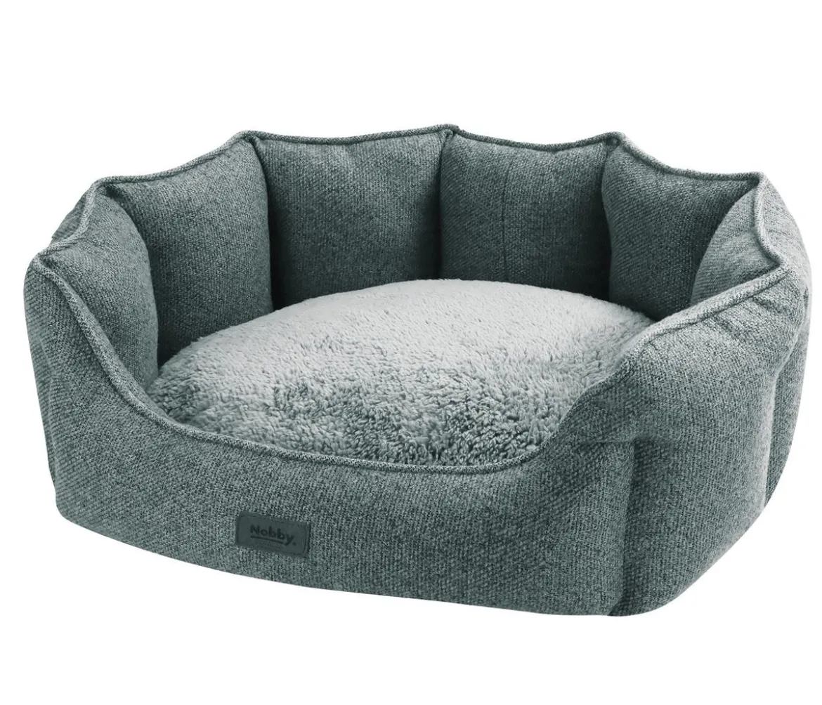 Nobby Komfortbett Anda, oval, grau