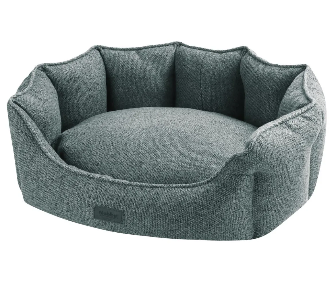 Nobby Komfortbett Anda, oval, grau