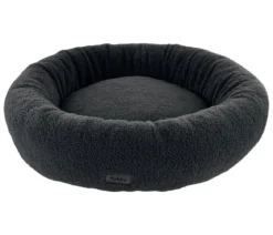 Nobby Komfortbett Donut Jella, rund, dunkelgrau