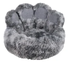 Nobby Komfortbett Paw, rund, grau