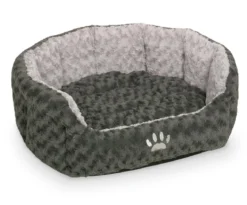 Nobby Komfortbett Seoli, oval, grau