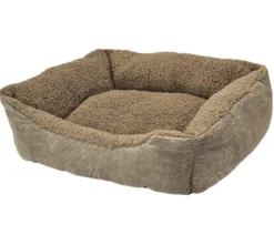 Nobby Komfortbett Teddy, rechteckig, taupe