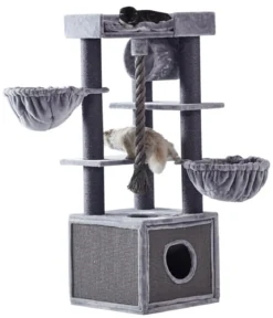 Nobby Kratzbaum Adile, dunkelgrau, ca. B60/H166/T60 cm
