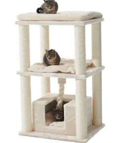 Nobby Kratzbaum Brida, beige, ca. B60/H90/T48 cm
