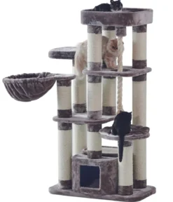 Nobby Kratzbaum Fredo, dunkelbraun, ca. B85/H158/T50 cm
