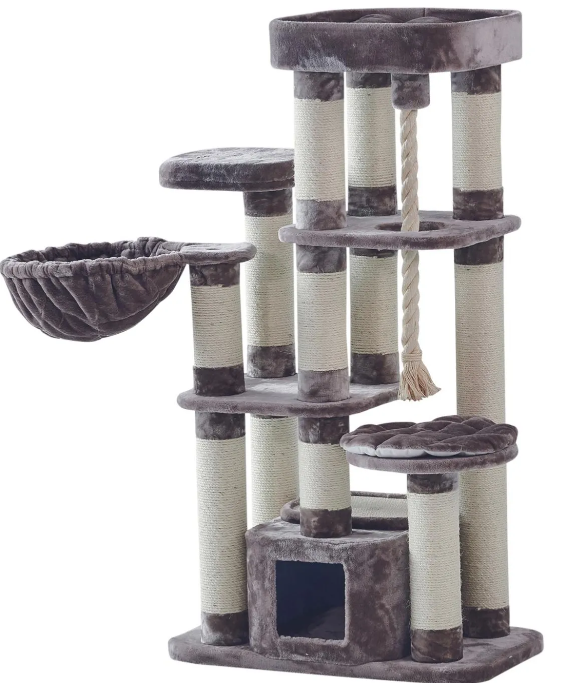 Nobby Kratzbaum Fredo, dunkelbraun, ca. B85/H158/T50 cm