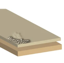 Nobby Orthopädisches Komfortsofa Calbu, rechteckig, beige, ca. B100/H19/T65 cm