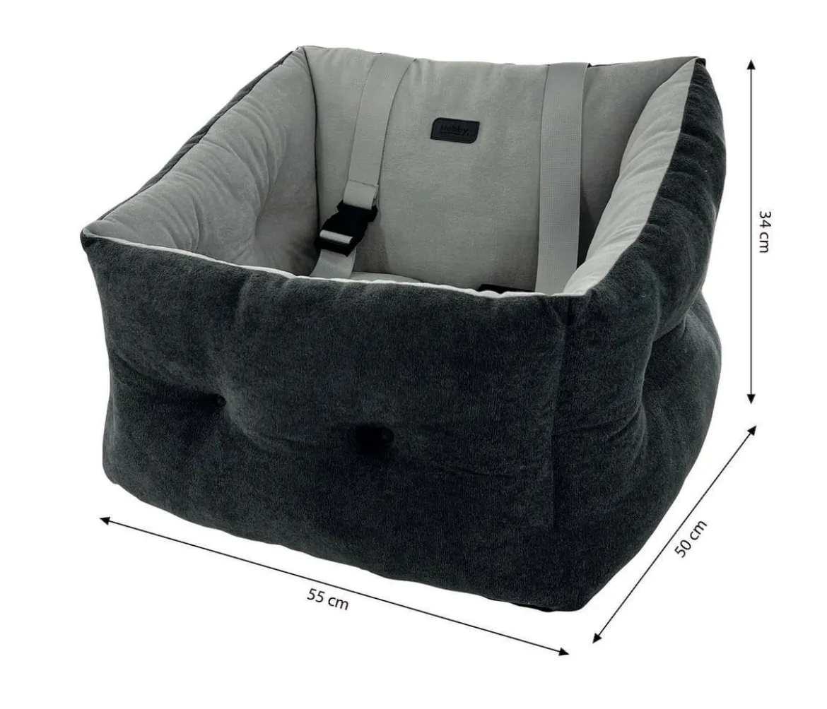 Nobby Reisebett Rian, rechteckig, dunkelgrau, ca. B55/H34/T50 cm