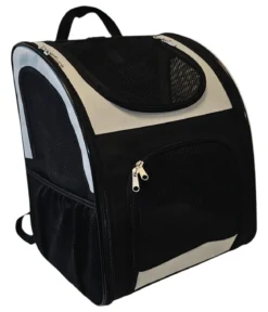 Nobby Tierrucksack Extend 2, creme/schwarz, ca. B34/H41/T28 cm