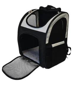 Nobby Tierrucksack Extend 2, creme/schwarz, ca. B34/H41/T28 cm
