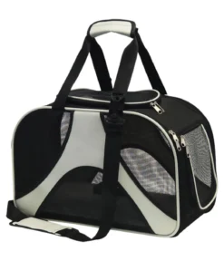Nobby Transporttasche Swing, creme/schwarz, ca. B46/H30/T22 cm