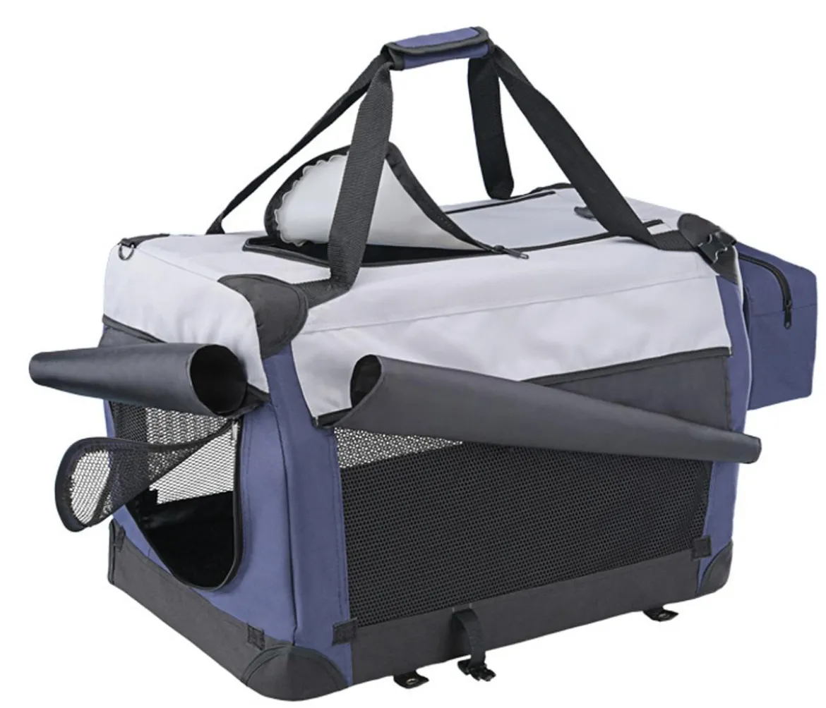 Nobby Transporttasche Traveller Plus, blau, ca. B42/H42/T60 cm