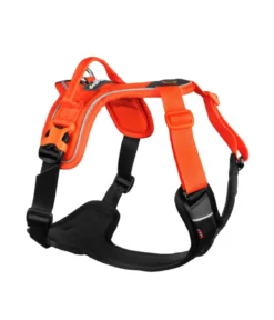 Non-stop dogwear Hundegeschirr Ramble harness, schwarz/orange