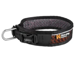 Non-stop dogwear Hundehalsband Rock adjustable collar, schwarz/orange