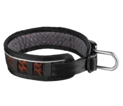 Non-stop dogwear Hundehalsband Rock adjustable collar, schwarz/orange
