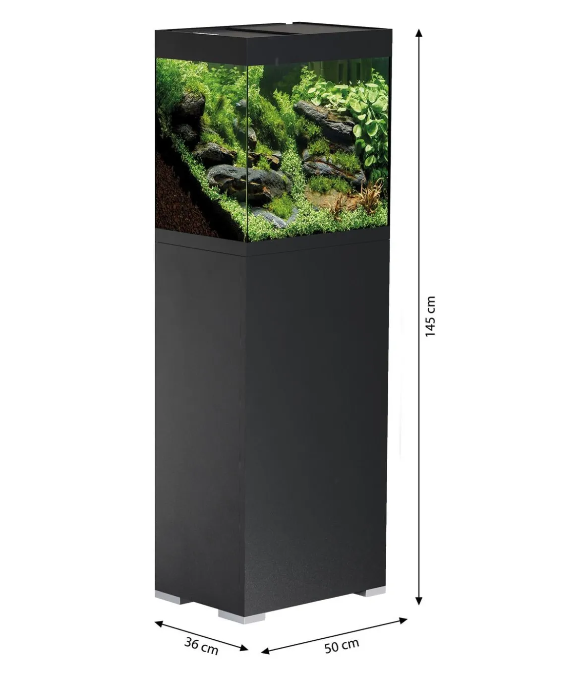 Oase Aquarium Kombination StyleLine 85, ca. B50/H145/T36 cm