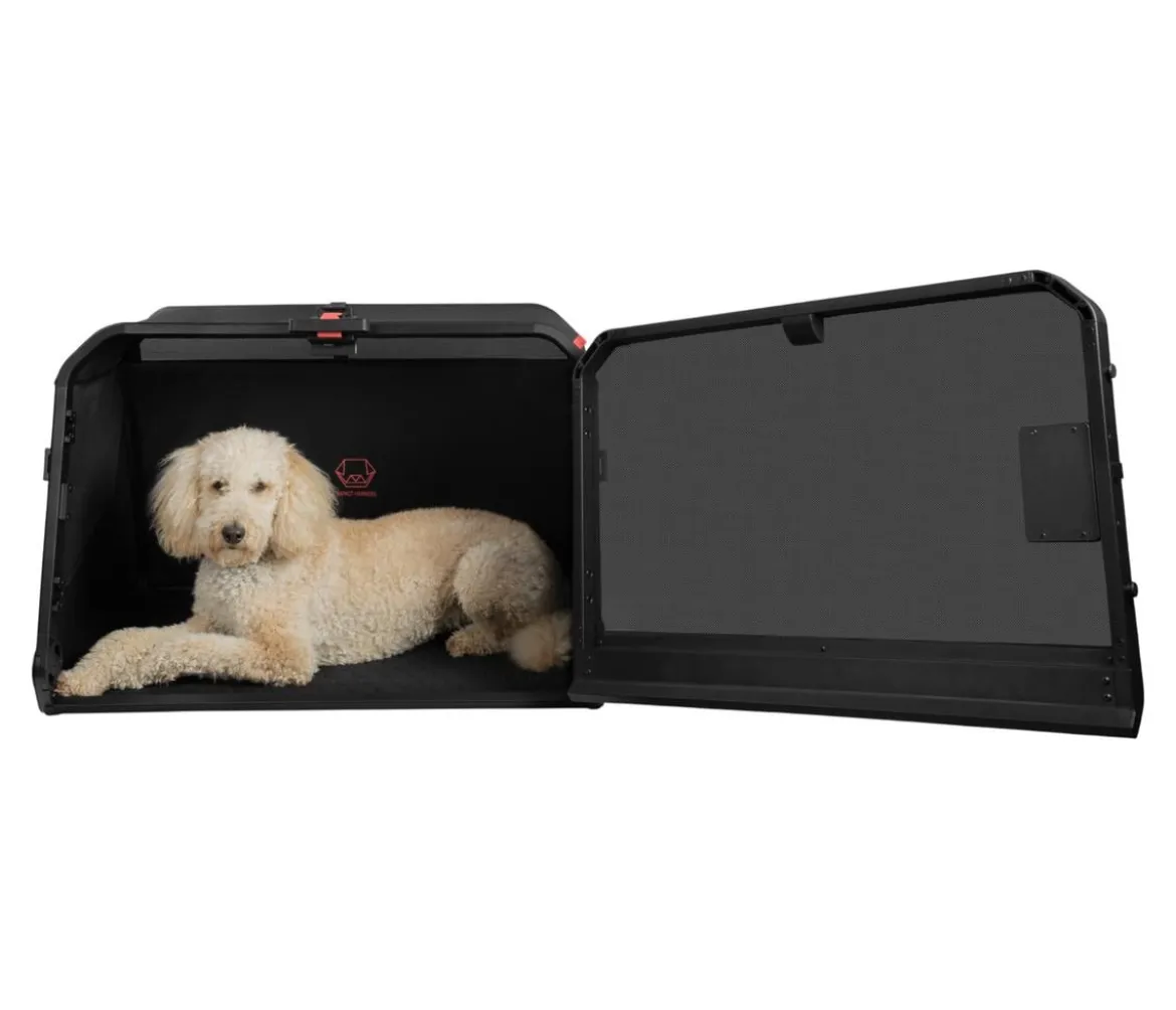 1one1 Origami Hundetransportbox, schwarz, XL, ca. B94/H65,8/T71,4 cm