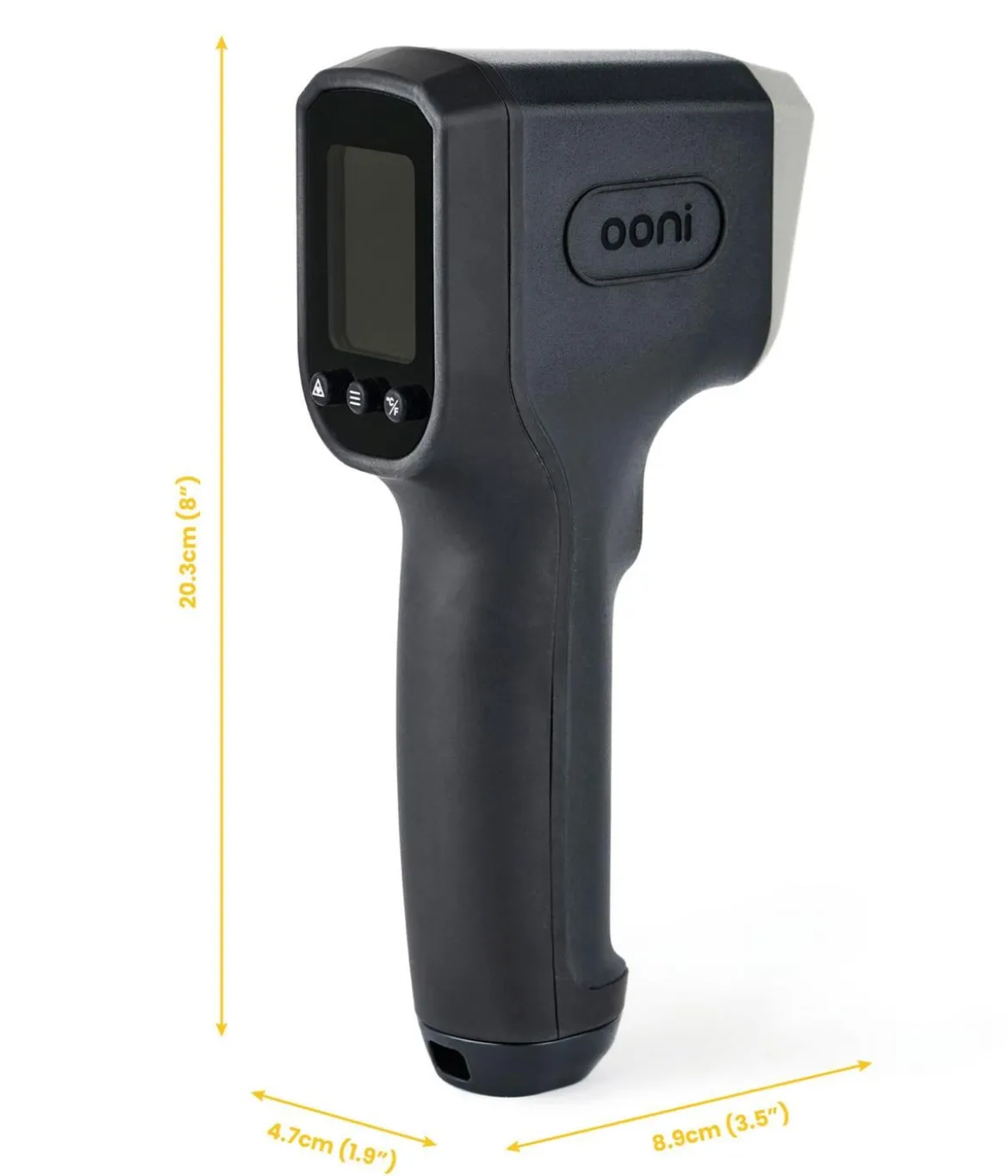 Ooni Digitales Infrarot-Thermometer, ca. B9/H5/T18 cm