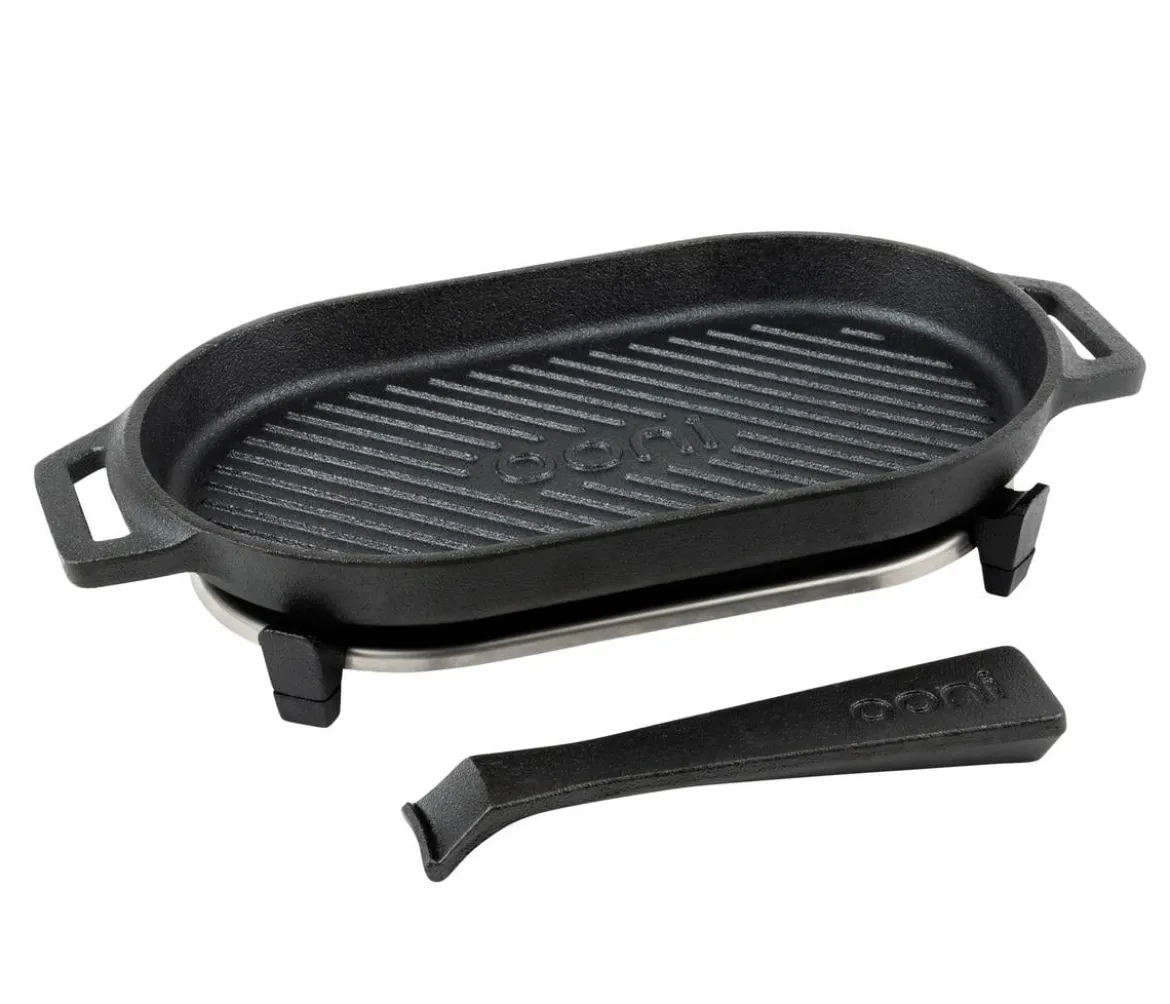 Ooni Gusseisen-Grillpfanne, ca. B16/H6/T40 cm