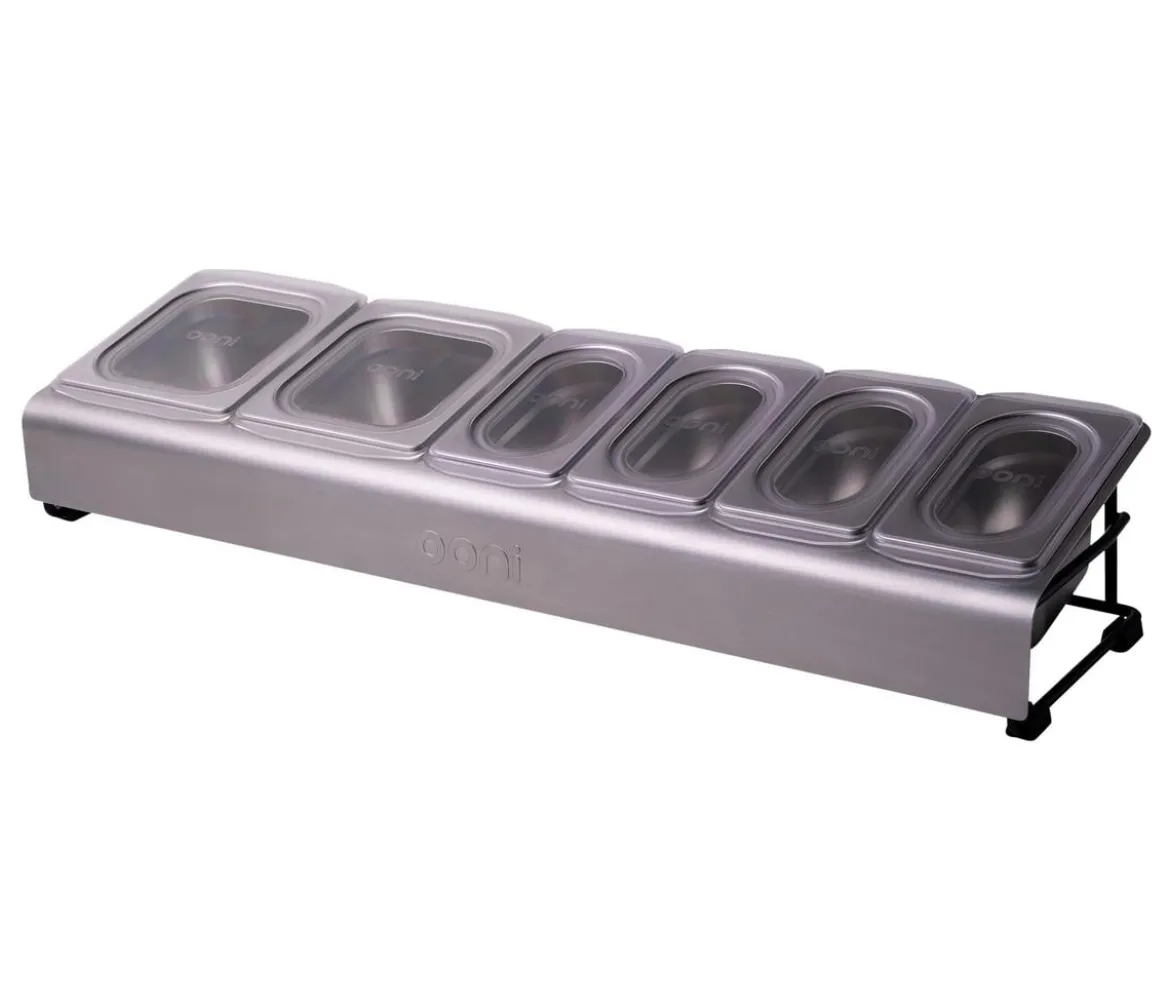 Ooni Topping Station für Pizzabelag, ca. B22/H16/T78 cm