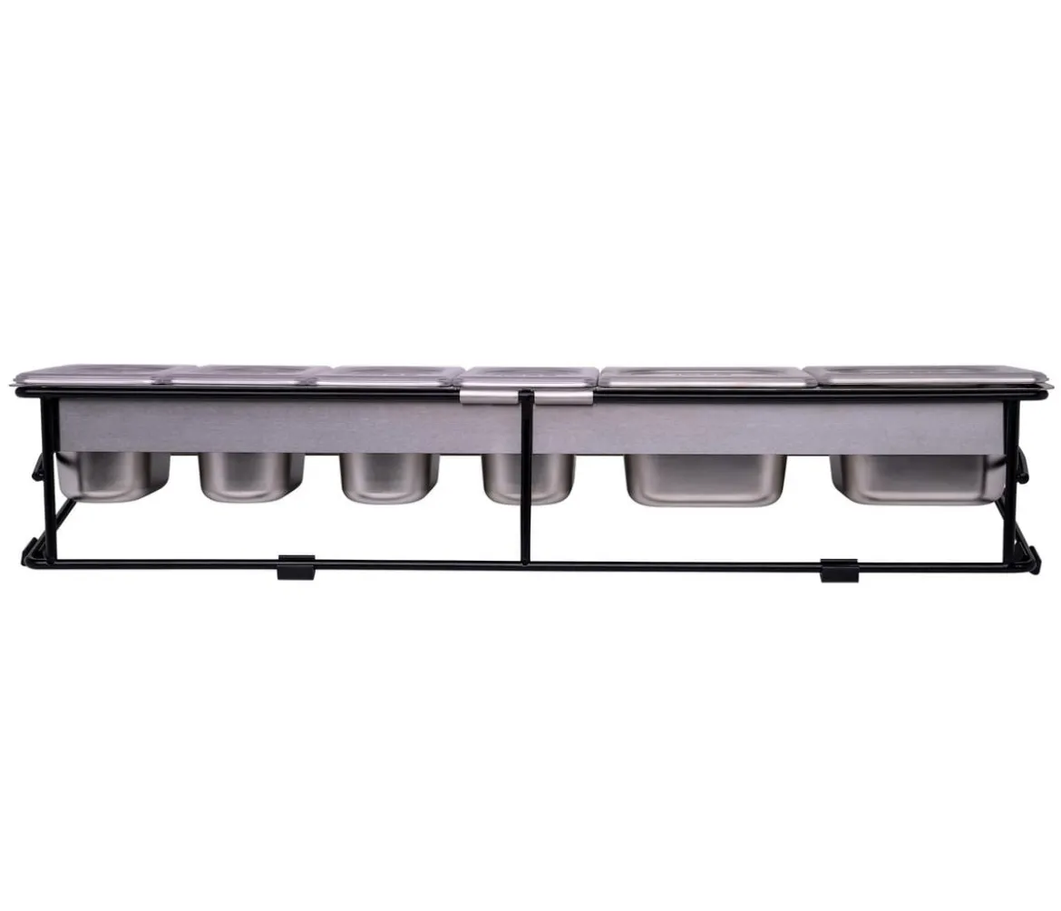 Ooni Topping Station für Pizzabelag, ca. B22/H16/T78 cm