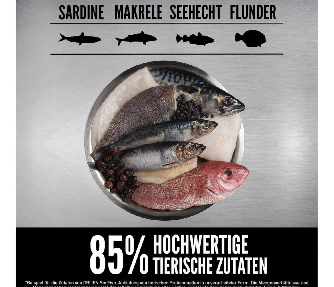 ORIJEN™ Trockenfutter für Hunde Six Fish