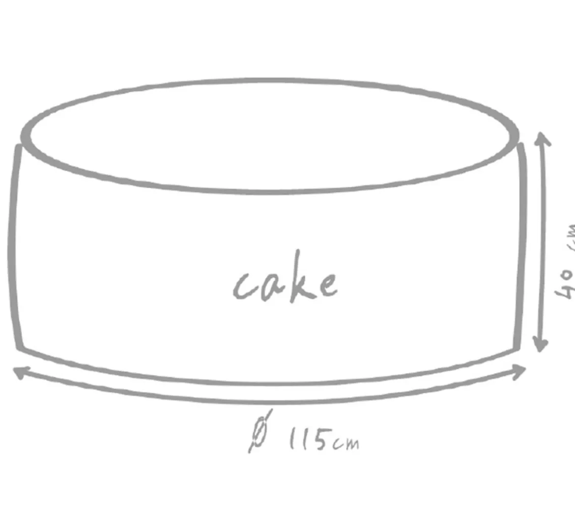 Outbag Outdoor-Sitzsack Cake Plus, ca. Ø115/40 cm