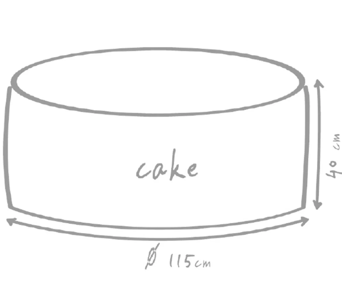 Outbag Outdoor-Sitzsack Cake Plus, ca. Ø115/40 cm