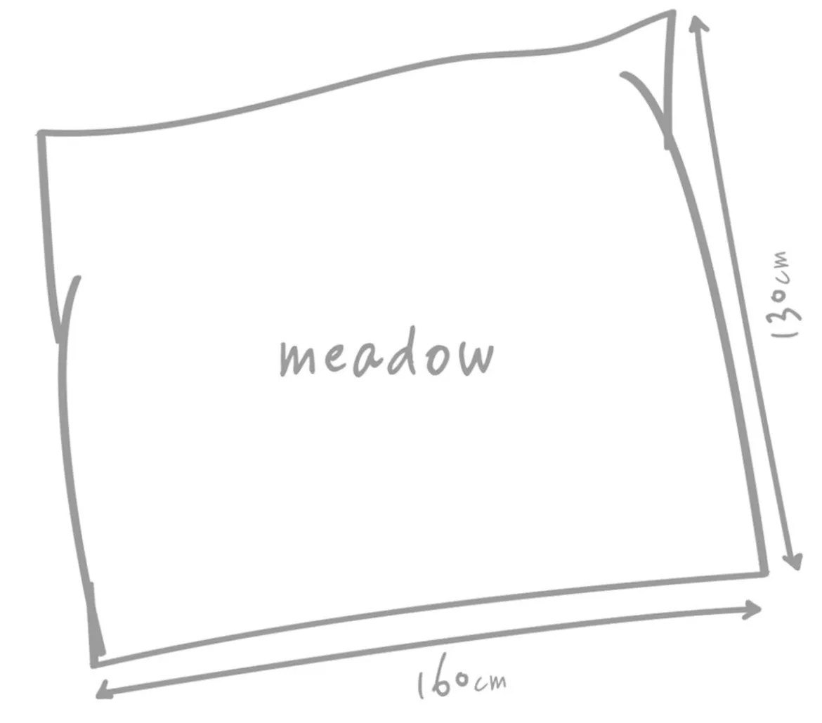 Outbag Outdoor-Sitzsack Meadow Plus, ca. B160/T130 cm