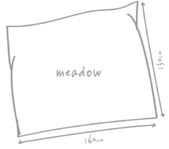 Outbag Outdoor-Sitzsack Meadow Plus, ca. B160/T130 cm