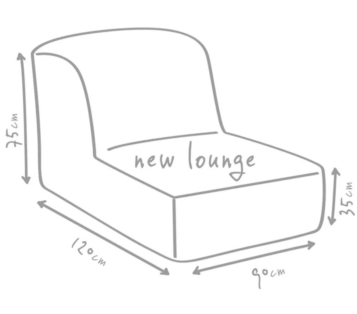 Outbag Outdoor-Sitzsack Newlounge Plus, ca. B90/H75/T120 cm