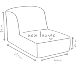 Outbag Outdoor-Sitzsack Newlounge Plus, ca. B90/H75/T120 cm
