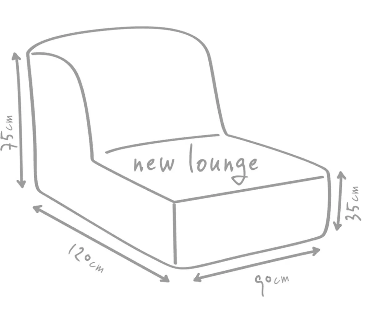 Outbag Outdoor-Sitzsack Newlounge Plus, ca. B90/H75/T120 cm