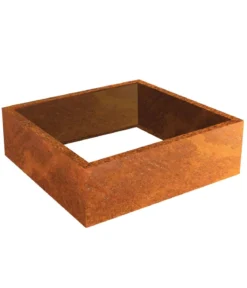 Palatino Cortenstahl-Pflanzrahmen Carlotta, quadratisch, braun