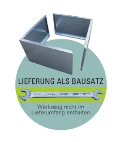 Palatino Cortenstahl-Pflanzgefäß Nora